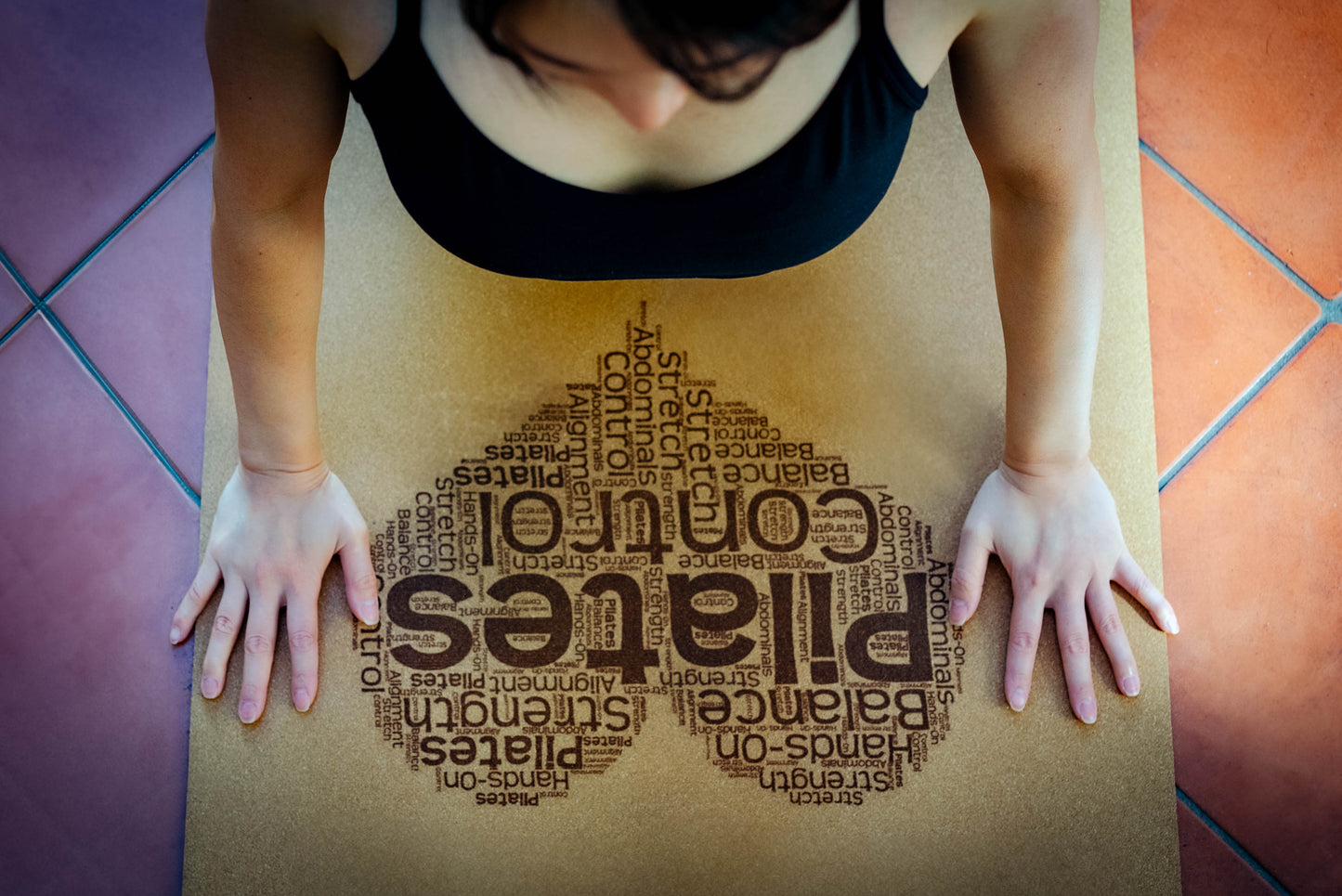 Cork and TPE Yoga Mat