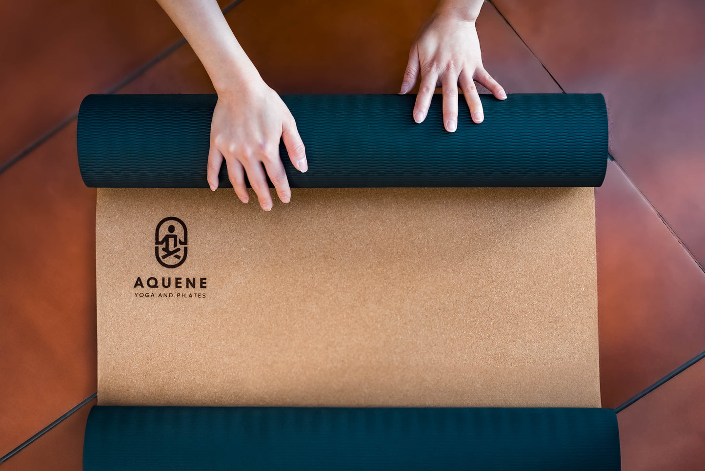 Cork and TPE Yoga Mat