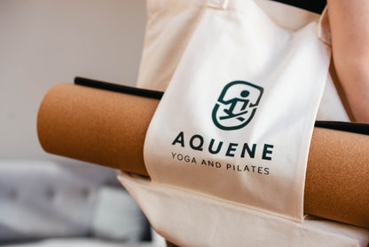 Aquene Canvas Tote Bag with Mat Storage